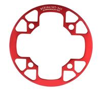 FUUGlan Protector de plato de aleación de aluminio para bicicleta, protector de bielas de bicicleta de carretera, placa de protección para rueda de cadena fácil de usar, accesorios de rueda de cadena