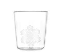 FUUGlan Taza de cristal con temática navideña, taza de cristal única con temática navideña con diseños delicados para varias ocasiones con patrón de corona de vidrio