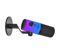 FUUGlan USB Power PC Microphone with Studio Sound Color Lighting Quick Sensitivity Control Shockproof USB Microphone For Podcasting