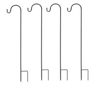 Fuuner 4 ganchos de pastor de 90 cm para luces de jardín, pastores de ladrones de metal para faroles de jardín, bodas, cestas de plantas, ganchos