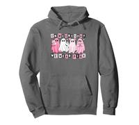FUUNY el miércoles llevamos Lindo Fantasma Rosa Halloween Sudadera con Capucha