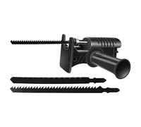Fuuxtci Adaptador de sierra de pendular guiada a mano,Sierra de pendular manual pieza de trabajo - accesorios de corte para tubos de PVC madera metal cartón