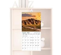 Fuuxtci Calendario de pared 2026-12 meses, calendario natural | Enero a diciembre de 2026, planificador mensual con escenas naturales para oficina, organización en casa, fitness
