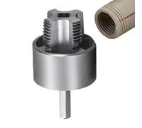 Fuuxtci Cortador de rosca de tubo integrado, cortador de roscas para rosca interior y exterior, apto para taladros eléctricos. Juego de roscas ergonómico multifuncional para un fácil manejo