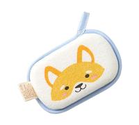 Fuuxtci Esponja de baño para niños, Esponja de baño para niños pequeños - Esponja de ducha de baño absorbente con estampado animal Esponja de baño | Cómodos accesorios de baño para bebés,
