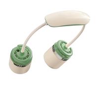 Fuuxtci Ventilador de Cuello Portátil | Plegable Silencioso de Doble Cabezal | Refrigerador de Cuello Recargable - Para Viajes, Aire Libre, Verano, Deportes, Trabajo, Oficina, Niños, Mujeres, Papá