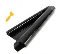 FUVOYA - Película tintada para cristales de coche, color negro muy oscuro 5%/15% / 25% / 35% / 50% (300 x 50 cm)