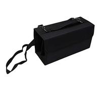 FUWIND 80 Ranuras De Gran Capacidad Pluma Rotatoria Pluma Estuche Marcadores De Arte Bolígrafo De Almacenamiento Bolsa De Transporte Sketch Tools Organizador Negro