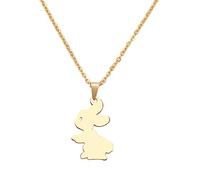 FUWIND Collar Colgante Joyas Collar para Mujer Hombre Lindo Conejo Gargantilla Colgante Collar Compromiso joyería Cumpleaños La Fiesta Regalo