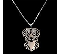 FUWIND Collar Colgante joyería Collar Colgante para Perros de la Familia Openwork Hembra de Pato Europeo y Americano de Nueva Escocia Collar de Perro de recuperación de Pato cumpleaños Partido Regalo