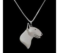 FUWIND Collar Colgante joyería Collares Bull Terrier de los Amantes Joyería de Mujer Collares en Forma de Perro Navidad cumpleaños Partido Regalo