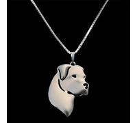 FUWIND Collar Colgante joyería Fashion Jewelry Dog Pendant Necklaces Lovers' Dogo Argentino Necklaces Navidad cumpleaños Partido Regalo