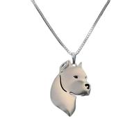 FUWIND Collar Colgante joyería Joyería Collares Lisos Perro Mascotas Lovers' Dogo Argentino Collares Colgantes Navidad cumpleaños Partido Regalo