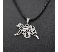 FUWIND Collar Colgante joyería Joyería Cuerda Movimiento de Cadena Samoyedo Collares Amantes Animal Collares de Perros Navidad cumpleaños Partido Regalo