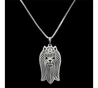 FUWIND Collar Colgante joyería Joyería de Mujer Collares de Mascotas Collares Colgantes de Joyas Yorkshire Terrier de los Amantes Navidad cumpleaños Partido Regalo