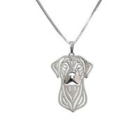 FUWIND Collar Colgante joyería Lady Pet Dog Rhodesian Ridgeback Dog Collar joyería Cadena Colgante Collar Navidad cumpleaños Partido Regalo