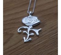 FUWIND Collar Colgante joyería Trendy Prince Symbol Rose Necklace Fashion Party para Mujeres Navidad cumpleaños Partido Regalo