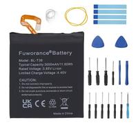 Fuworance 3000 mAh 3,85 V BL-T36 - Batería de repuesto compatible con LG K10 K11 K11+ K30 LTE K30 Xfinity L413DL LMX410EOW X410X X410AS X410E X410L X410S teléfono inteligente móvil batería li-ION