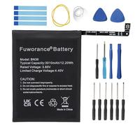 Fuworance 3010mAh 3,85V BN36 - Batería de repuesto compatible con Xiaomi Mi A2 6X m1804d2sg, m1804d2si, m1804d2sg, m1804d2si teléfono móvil batería li-ion recargable de gran capacidad +herramientas