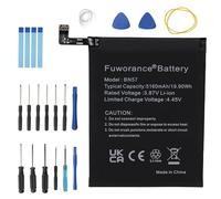 Fuworance 5160mAh 3,87V BN57 - Batería de repuesto compatible con Xiaomi Poco X3 NFC M2007J20CG M2007J20CT teléfono inteligente móvil iones de litio recargable batería con kit de herramientas