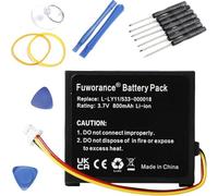 Fuworance 800mAh 3,7V 533-000018 - Batería de repuesto compatible con Logitech MX Revolution, G930 G930 - Auriculares de juego F12440097, L-LY11 Li-Ion - Auriculares de audio y ratón teclado
