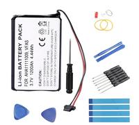 Fuworance Batería de 3,7 V 1200 mAh compatible con Tomtom GPS Go 60/600/61, Start 60, One 4th Edition, Start 62 XL 30 XL 350 XXL 540 XXL 540s, One XL Europe/Regional AHA11111009 + herramienta de
