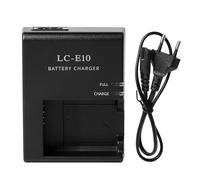 Fuworance LP-E10 LC-E10C LC-E10 LC-E10E Cargador de batería compatible con Canon EOS Rebel T3 T5 T6 T7 T100 Kiss X50 X70 X80 X90 EOS 1100D 1200D 1300D 1500D 2000D 30D 000D 4 000D Cámara cargador