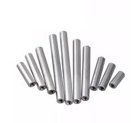 FUWQEPA 1 Separadores Espaciadores, M10 D16 Mm, Espaciador Varilla Columna Aluminio Redondo, Tornillo Espaciado Tuerca Larga, Rosca Hembra Dorada Anodizada(Length 50mm)