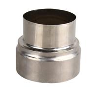 FUWQEPA Adaptador Chimenea, 1 Pieza Tubo Reductor Extensión Cabeza Grande A Cabeza Pequeña Conector Tubo Reductor Tubo Humos Acero Inoxidable(10cm~8cm)
