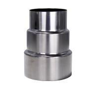 FUWQEPA Adaptador Chimenea, 1 Pieza Tubo Reductor Extensión Cabeza Grande A Cabeza Pequeña Conector Tubo Reductor Tubo Humos Acero Inoxidable(9cm~7cm)