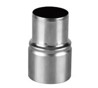 FUWQEPA Adaptador Chimenea, 1 Reductor Revestimiento Humos, Conector Tubo Acero Inoxidable, Adaptador Chimenea, Junta Tubo Estufa(5cm~6cm)