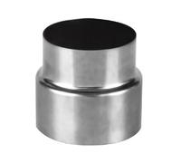 FUWQEPA Adaptador Chimenea, 1 Reductor Revestimiento Humos, Conector Tubo Acero Inoxidable, Adaptador Chimenea, Junta Tubo Estufa(6cm-8cm)