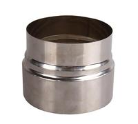 FUWQEPA Adaptador Chimenea 1 Uds., Tubo Reductor Extensión Cabeza Grande A Cabeza Pequeña, Conector Tubo Reductor Tubo Humos Acero Inoxidable(11cm~10cm)