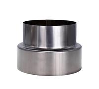 FUWQEPA Adaptador Chimenea 1 Uds., Tubo Reductor Extensión Cabeza Grande A Cabeza Pequeña, Conector Tubo Reductor Tubo Humos Acero Inoxidable(8cm~6cm)