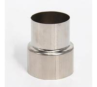 FUWQEPA Adaptador de Tubo Reductor extensión Acero Inoxidable Cabeza Grande a pequeña for Chimenea, Conector Humos, 1 Unidad(6cm~5cm)