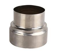FUWQEPA Adaptador de Tubo Reductor extensión Acero Inoxidable Cabeza Grande a pequeña for Chimenea, Conector Humos, 1 Unidad(10cm~8cm)