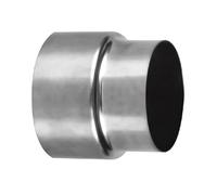 FUWQEPA Conector Chimenea Reductor Tubería Estufa Acero Inoxidable, 6 Cm-12 Cm, Adaptador Reductor Revestimiento Chimenea, Tubería Estufa, Cabeza Grande A Cabeza Pequeña(7.5cm~6cm)