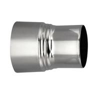 FUWQEPA Conector Chimenea Reductor Tubería Estufa Acero Inoxidable, 6 Cm-12 Cm, Adaptador Reductor Revestimiento Chimenea, Tubería Estufa, Cabeza Grande A Cabeza Pequeña(6cm~5cm)