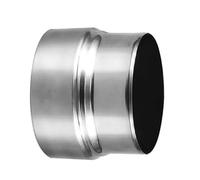 FUWQEPA Conector Reductor de conducto Chimenea Acero Inoxidable, Adaptador, Cabezal Grande a pequeño, 1 Unidad(12cm~10cm)