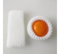 FUWQEPA Cubierta Red Protectora Frutas, 50 Uds., 14 × 7cm, Red Espuma Anticolisión Elástica Prueba Golpes, Bolsa Malla Proteger Huevos Y Verduras(White)