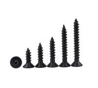 FUWQEPA Tornillos Negros M1.4, Tornillo Rosca Cabeza Plana Avellanada Empotrada Cruz, Mini Tornillo Acero Al Carbono(M1.4x5 1000pcs)