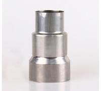 FUWQEPA Tubo Reducción Extensión, 1 Pieza Cabeza Grande Cabeza Pequeña, Adaptador Chimenea Acero Inoxidable, Conector Tubo Reductor Tubo Humos(7cm~5cm)