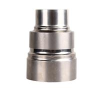 FUWQEPA Tubo Reducción Extensión, 1 Pieza Cabeza Grande Cabeza Pequeña, Adaptador Chimenea Acero Inoxidable, Conector Tubo Reductor Tubo Humos(9cm~6cm)