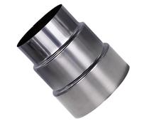FUWQEPA Tubo Reducción Extensión Cabeza Grande A Acero Inoxidable Cabeza Pequeña(11cm~9cm)
