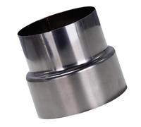 FUWQEPA Tubo Reducción Extensión Cabeza Grande A Acero Inoxidable Cabeza Pequeña(8cm~7cm)