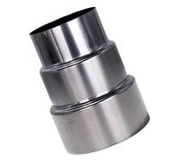FUWQEPA Tubo Reducción Extensión Cabeza Grande A Acero Inoxidable Cabeza Pequeña(9cm~7cm)