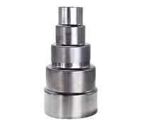 FUWQEPA Tubo Reductor de extensión Acero Inoxidable, 1 Pieza, Adaptador Chimenea Cabeza Grande a pequeña, Conector Tubo conducto Humos(11cm~5cm)