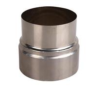 FUWQEPA Tubo Reductor de extensión Acero Inoxidable, 1 Pieza, Adaptador Chimenea Cabeza Grande a pequeña, Conector Tubo conducto Humos(9cm~8cm)