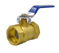 FUWQEPA Válvulas Bola Latón, Válvula Rosca BSP Latón 1 Pieza Grifo Plomería Cobre Manija Palanca(1-1/4" DN32)