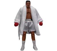 Fuwraixis Figuras de Acción de Campeones de Boxeo|Figuras móviles y Accesorios de Ali|3 esculturas de Cabeza y 1 túnicas|Coleccionables para Aficionado al Boxeo|Regalo de cumpleaños